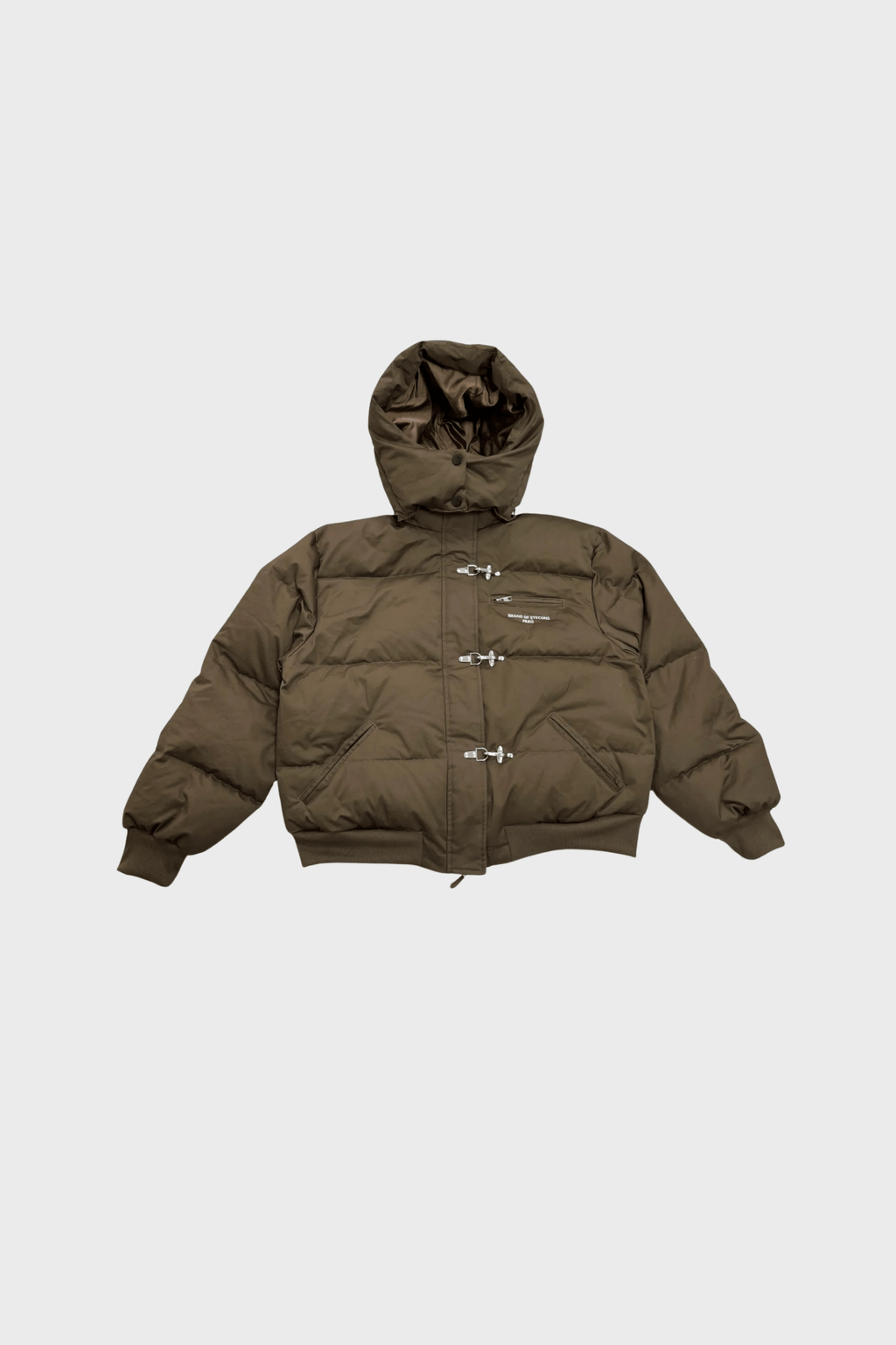 Aspen Clasp Puffer — Chocolat & Noir Edition