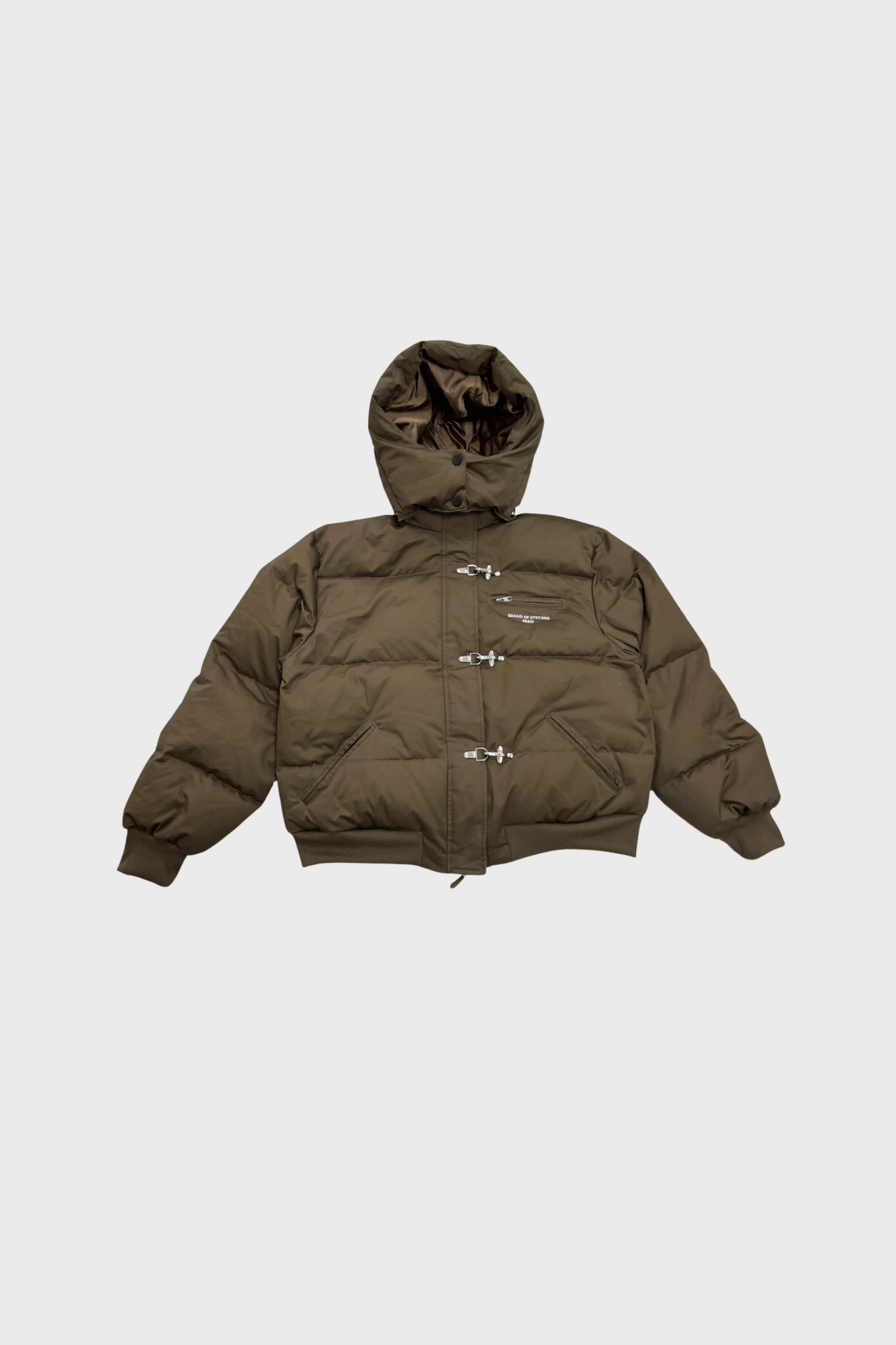 Aspen Clasp Puffer — Chocolat & Noir Edition