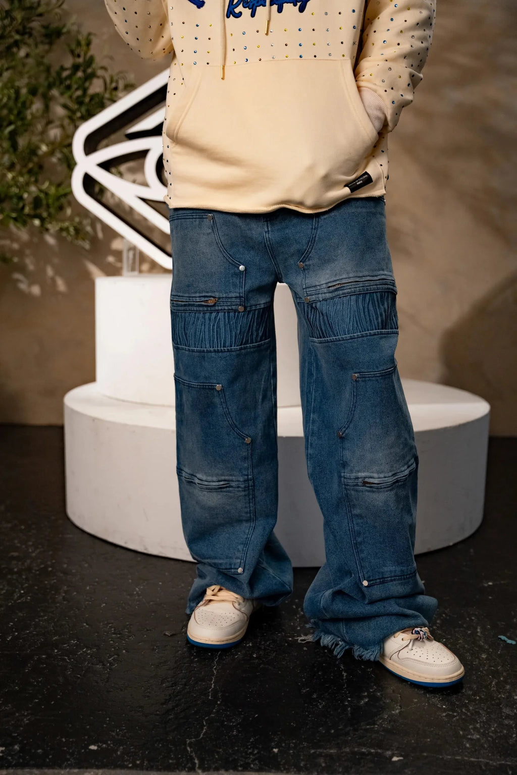 Blue Bastion Tiger Denim – Double Back Pocket Edition