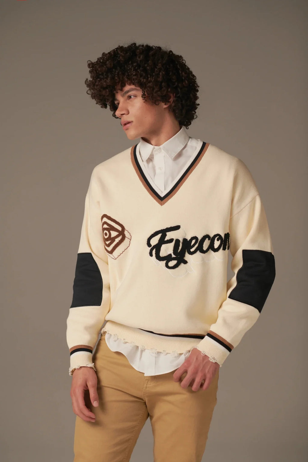 Le Eyecons Distressed Knit