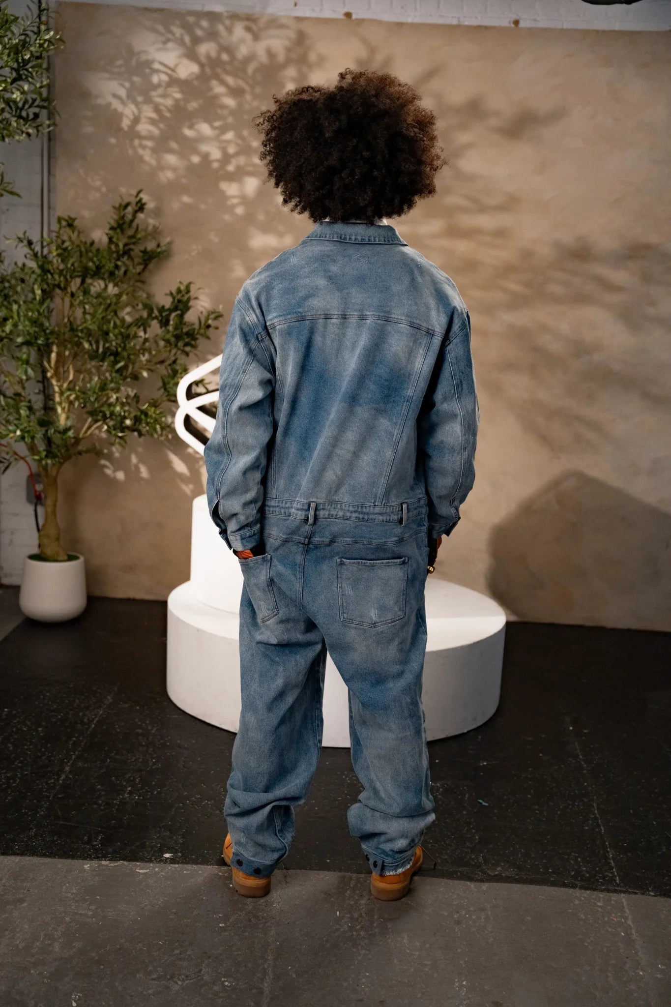 Le Maison Work Suit — Washed Indigo
