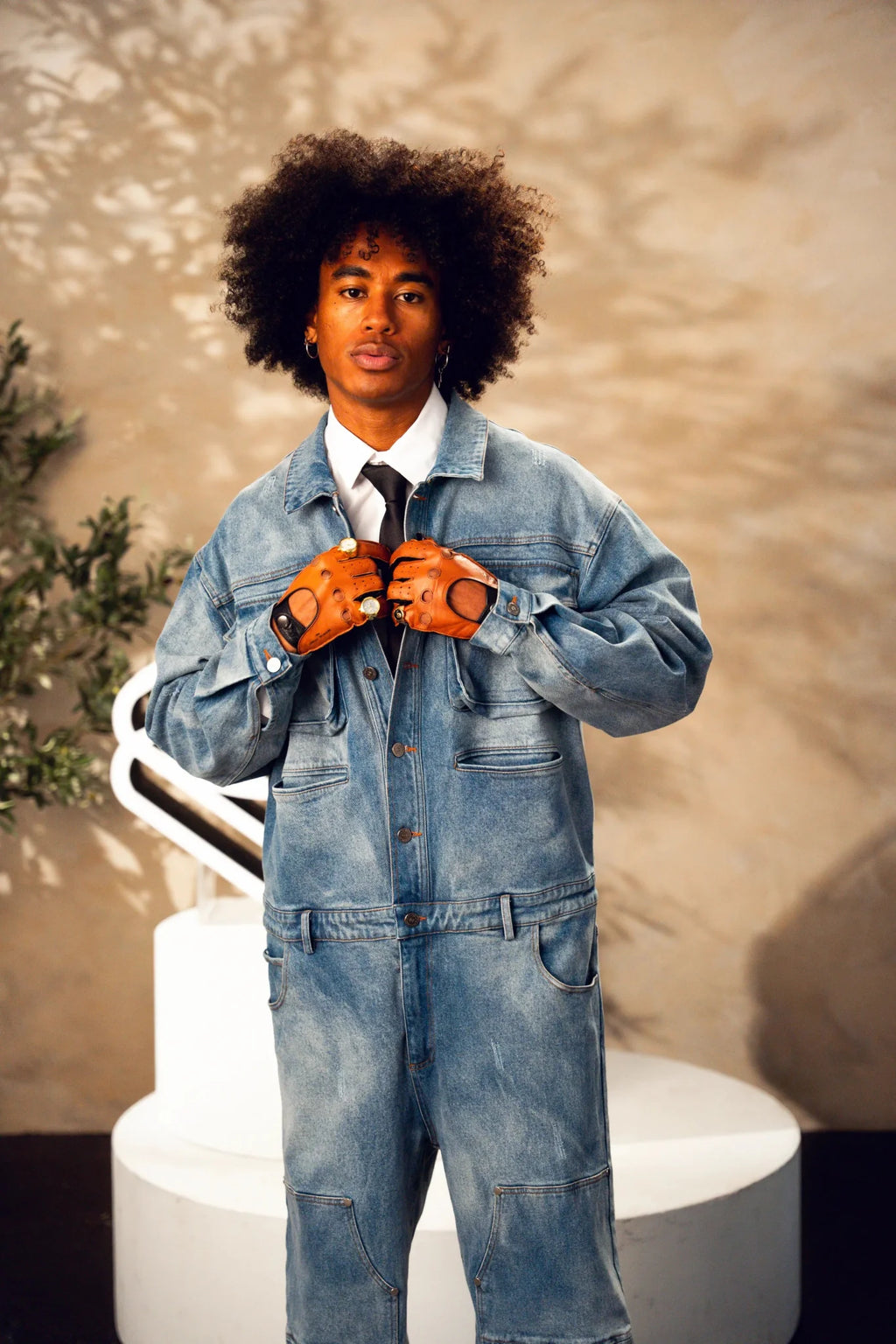 Le Maison Work Suit — Washed Indigo