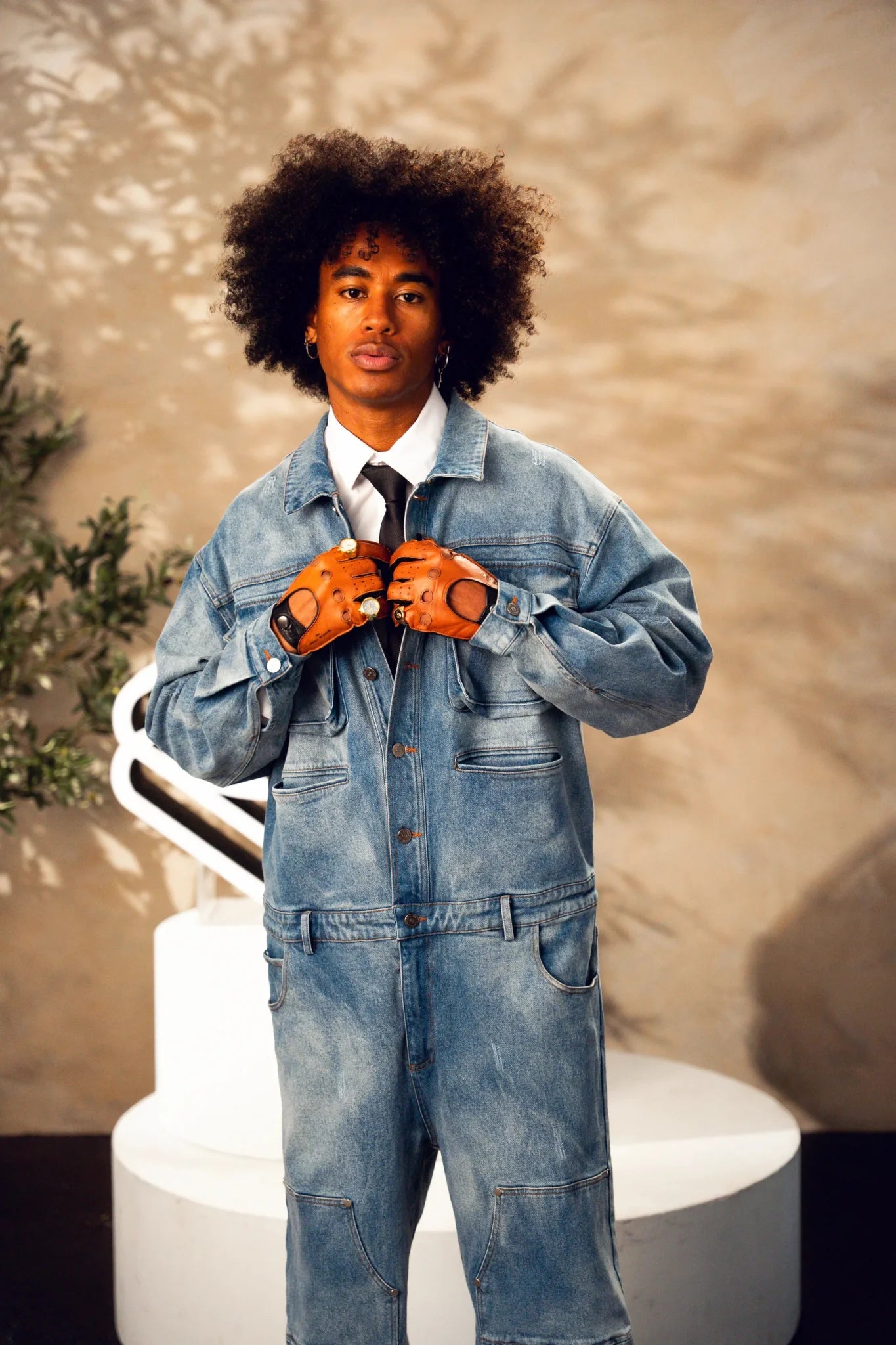 Le Maison Work Suit — Washed Indigo