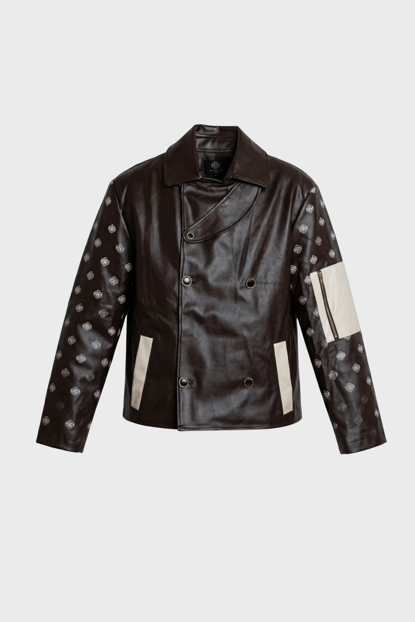 Sovereign 2-Tone Trench Coat With Bag