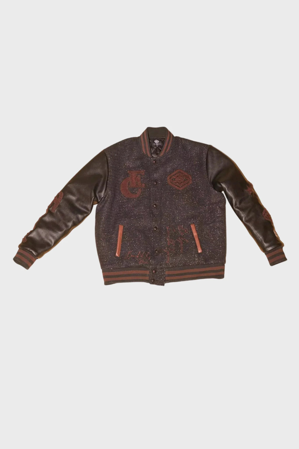 Varsity Noire Letterman